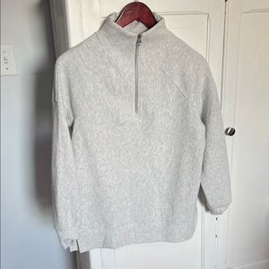 2/$7 Gray Quarter-Zip activewear Pullover